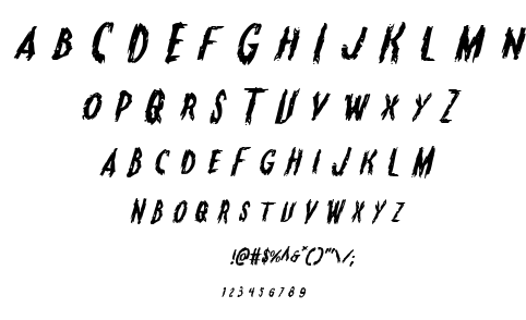 Monsterama font