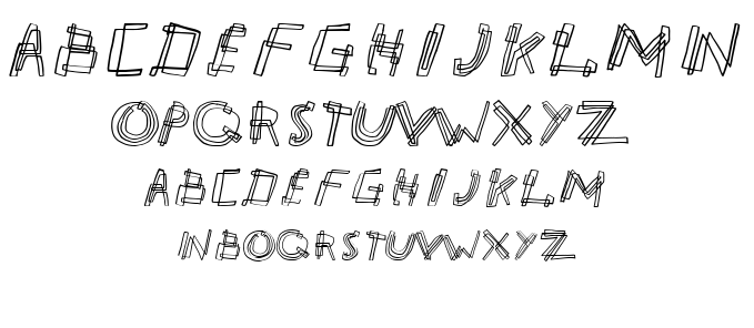 Partyline font