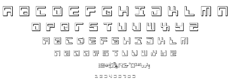 Phaser Bank font