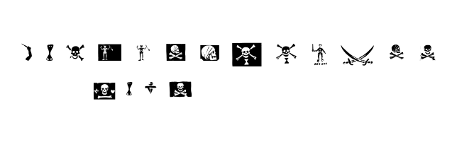 Pirates PW font
