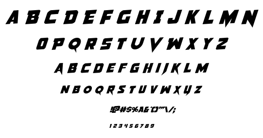 Pistoleer font