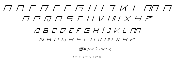 Quasitron font