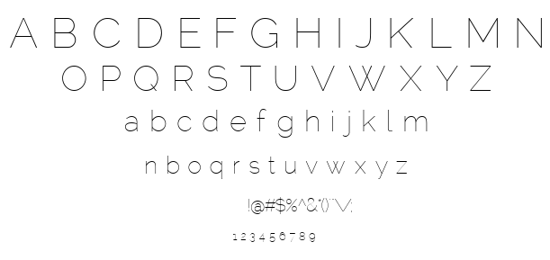 Raleway font