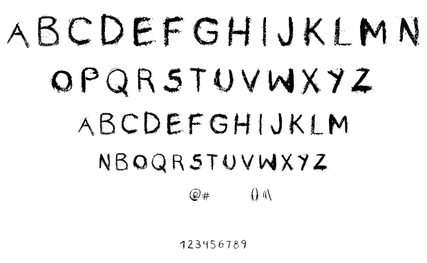 Rayando font