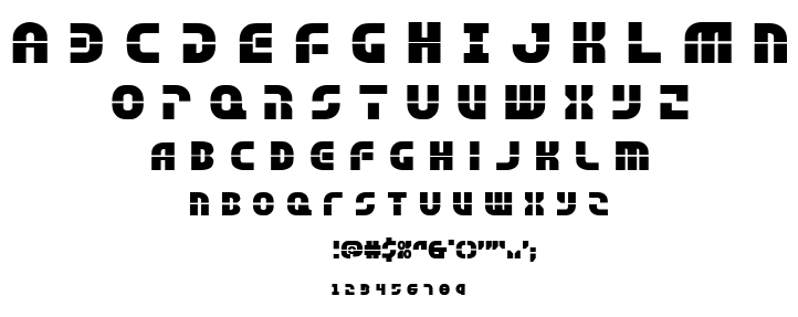 Rebel Command font