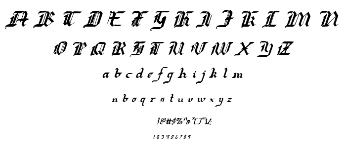 Redcoat font