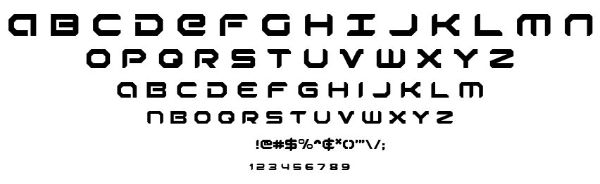 Robotaur font