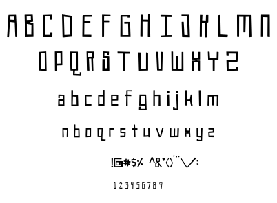 Robot!Head font
