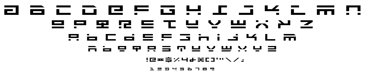 Rocket Type font