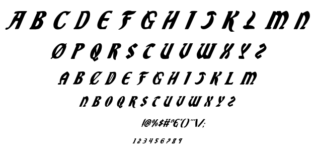 Sable Lion font