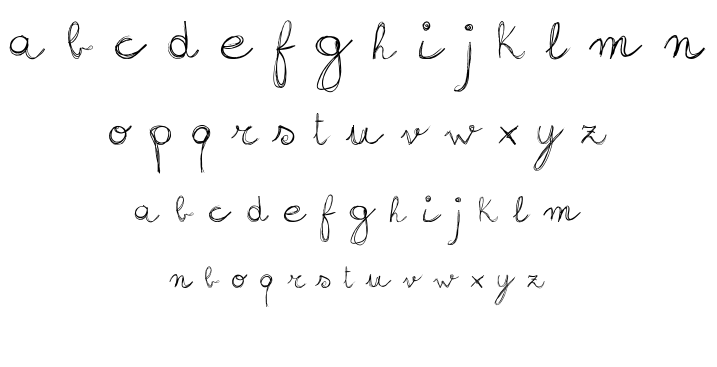 Sign Handwriting font