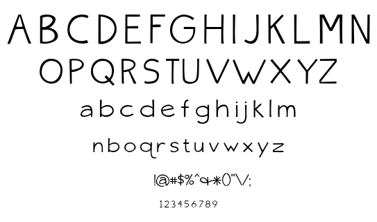 Skinny Jeans font