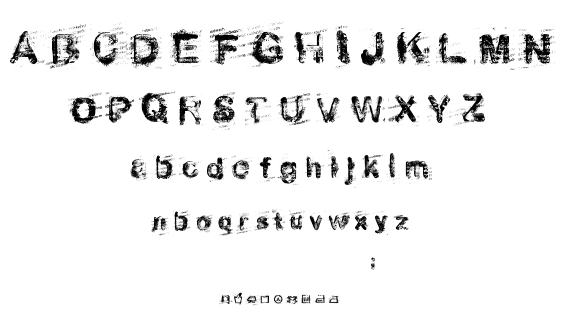 Stoned Wash 6 font
