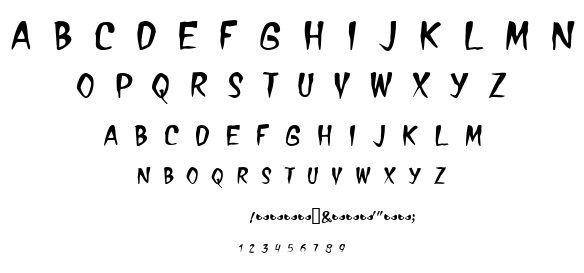 Treasure font