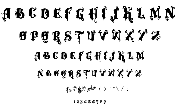 VTKS Alcalina font