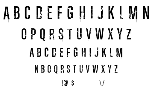 Vtks Ink font