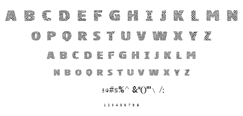 VTKS Squares font