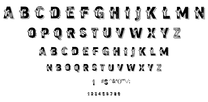 VTKS Trutagem font