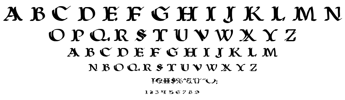 Wars of Asgard font