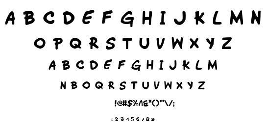 Wimp-Out font