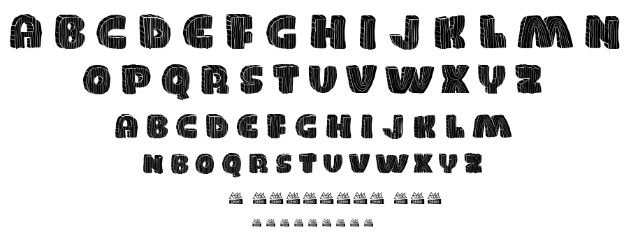 Wood font