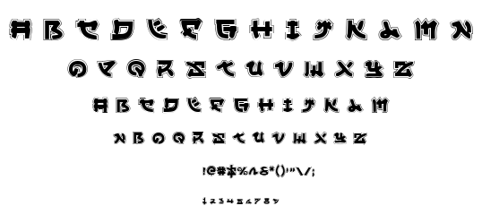 Yama Moto font