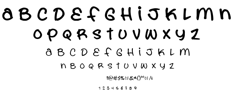 You are what you eat font