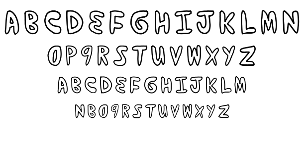 Yumernub font