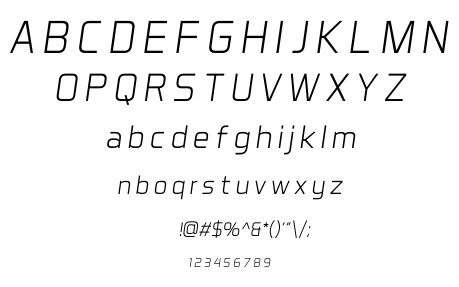 Aero Matics font