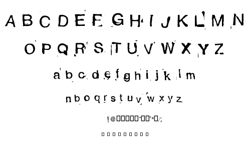Alexandras Stempelkasten font