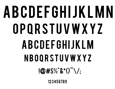 Bebas font