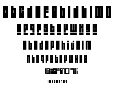 Blackout font