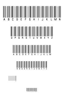 Barcode Font font