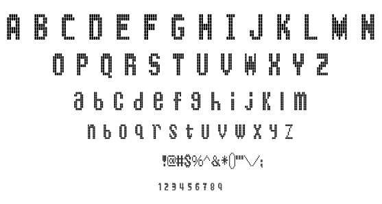 Barton & King Bus font