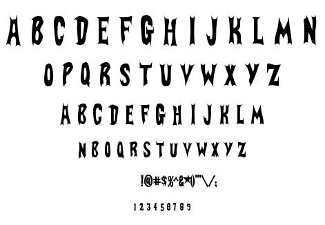 BatFont font