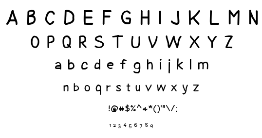 Coyotris Comic font