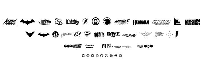 dc comics font