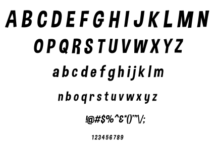 Dimbo font
