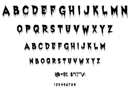 Exquisite Corpse font