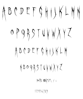Ghastly Panic font