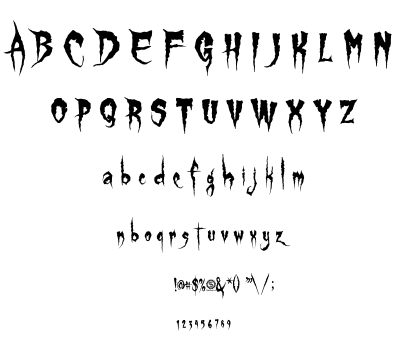 Gypsy Curse font