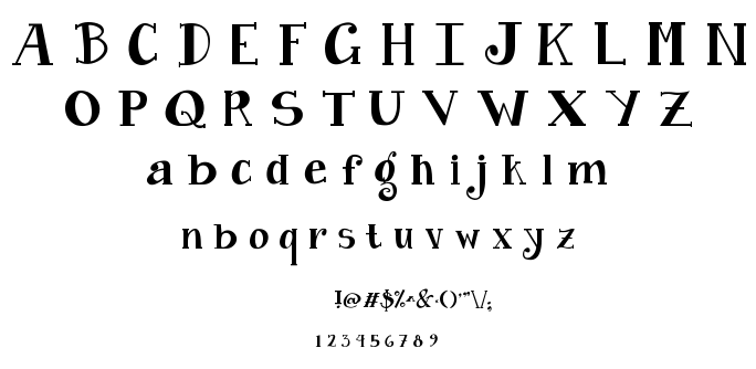 Janda Curlygirl font