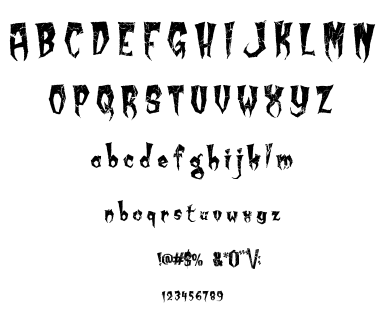 Kreepy Krawly font