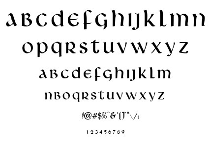 Livingstone font