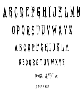 Needleteeth font