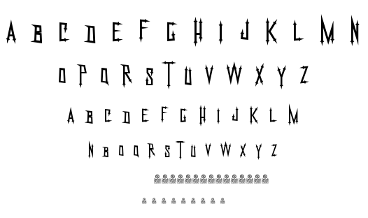 Nekrokids font