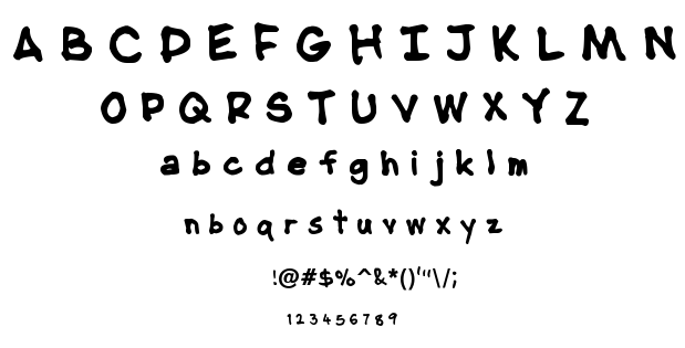 NipCen’s Handwriting font