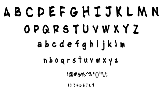 NipCen’s Handwriting font