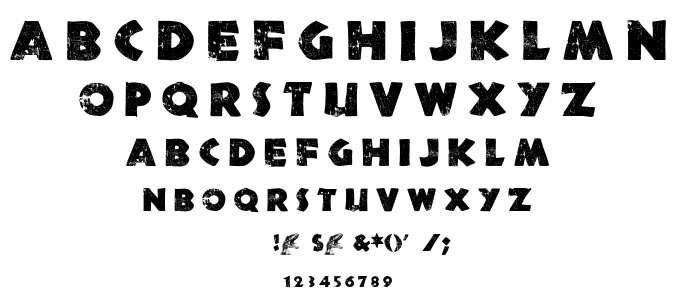 Northern Territories font