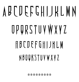 Nosferotica font